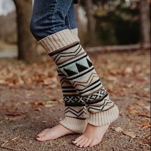 🔹New🔹Western Aztec Leg Warmer Socks
